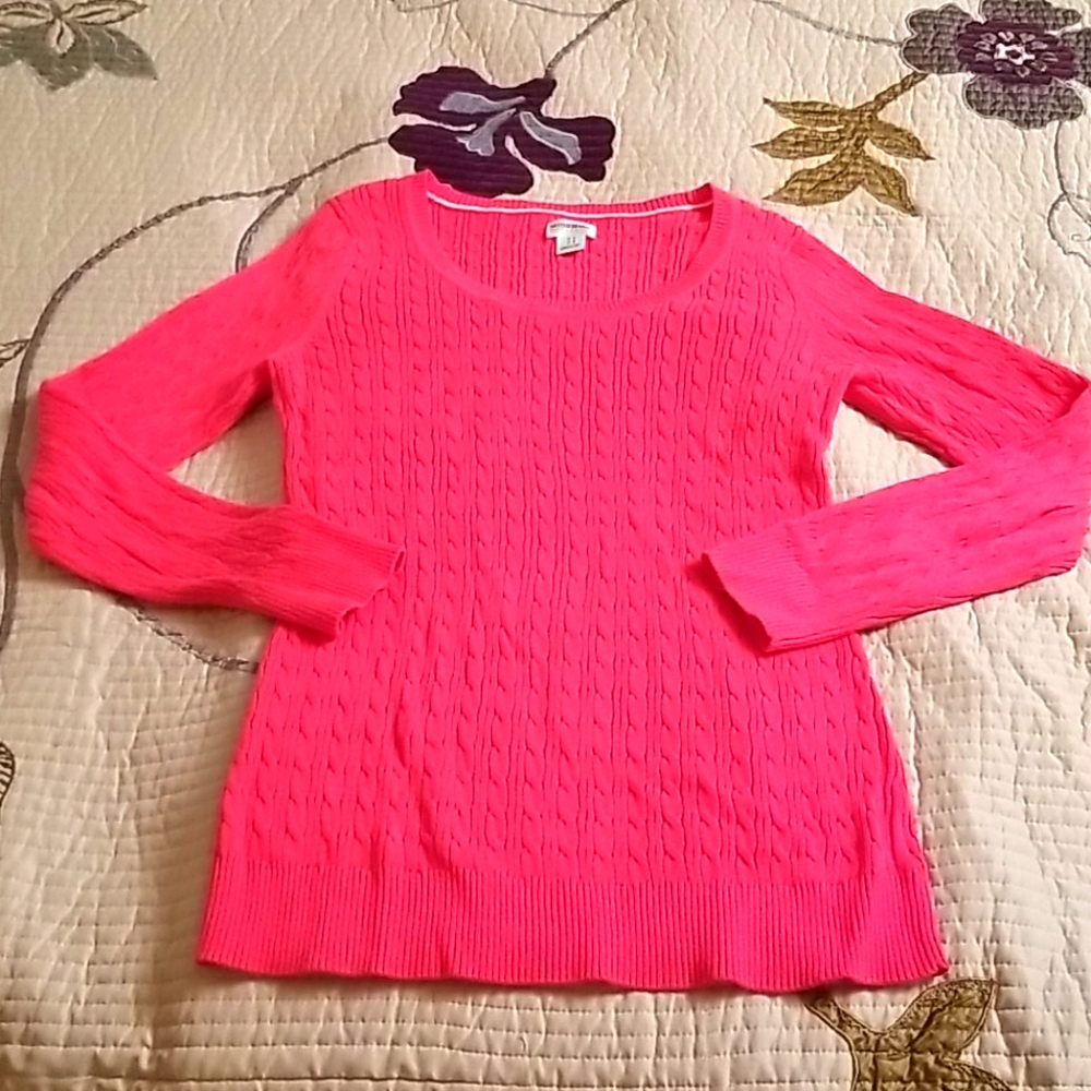 Pink sweater sz M